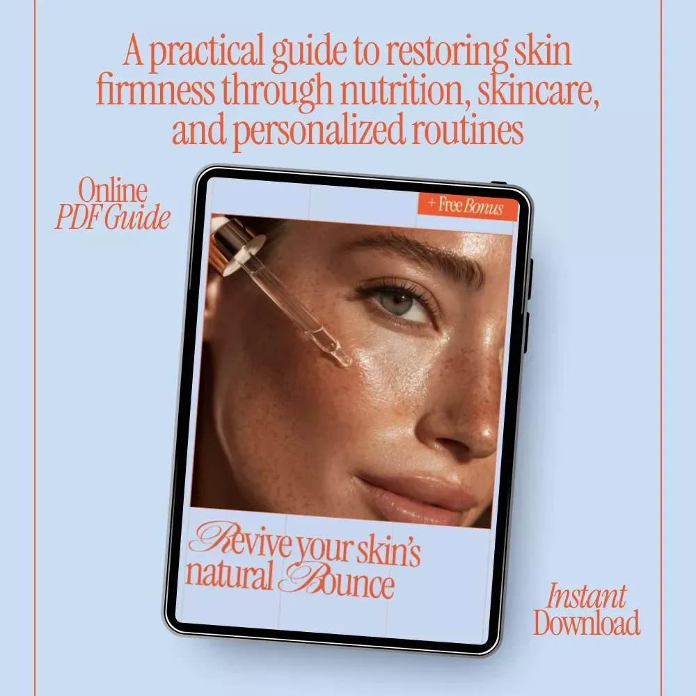 Revive Your Skin’s Natural Bounce – A Complete Guide to Ways to Improve Skin Elasticity, Skin Firmness & Youthful Glow (Digital Download)