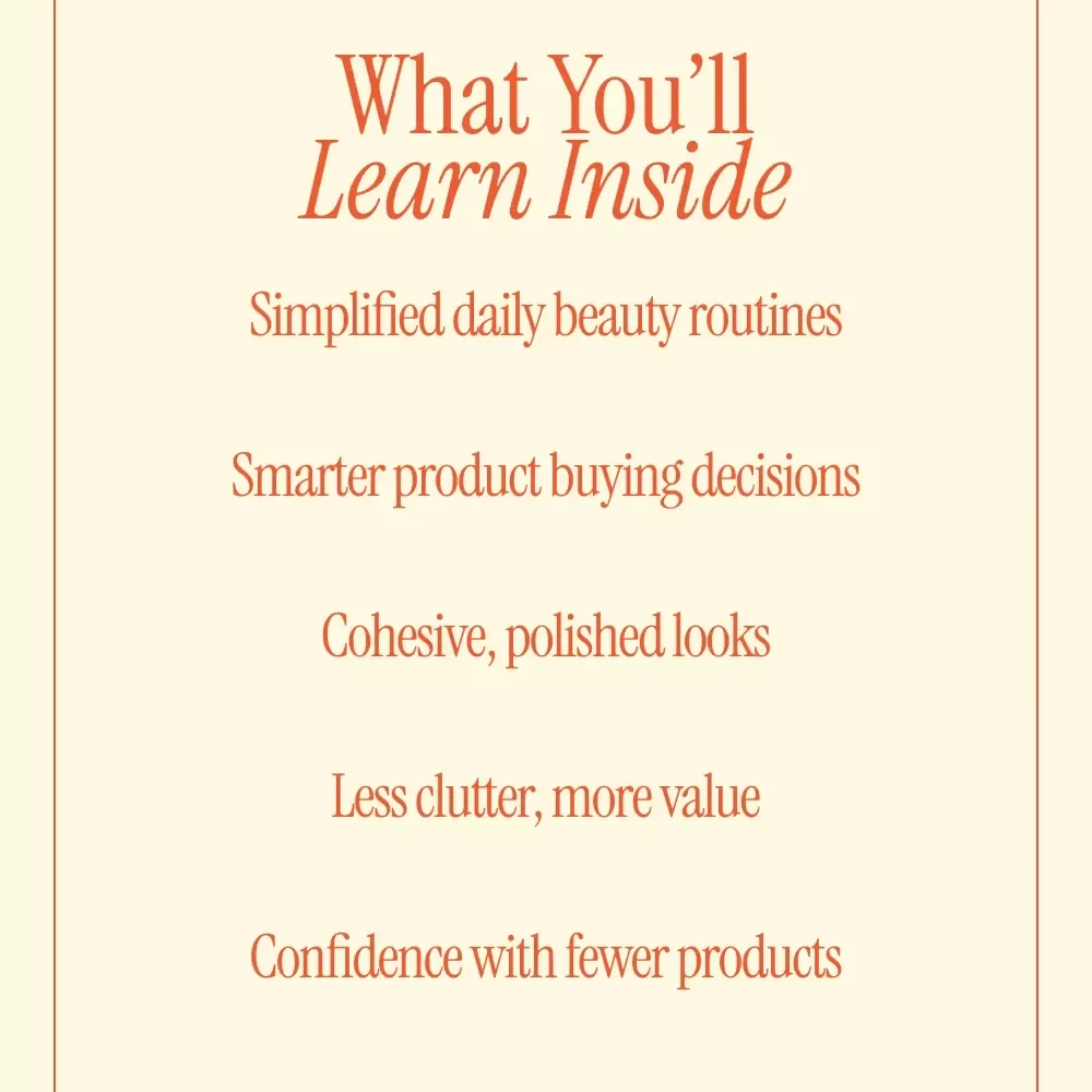 Smart Beauty: Build Your Capsule Collection – Beginner-Friendly eBook for a Capsule Makeup Collection for Beginners, Minimalist Beauty Guide & Smart Makeup System