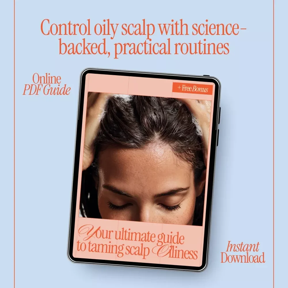 Your Ultimate Guide to Taming Scalp Oiliness | Oily Scalp Care eBook, Hair Care Guide, Digital Download, Scalp Health Checklist