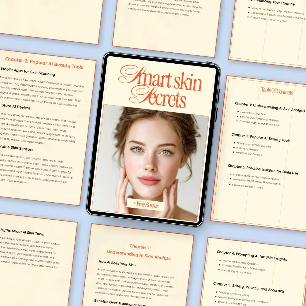 Smart Skin Secrets – AI Skincare Guide, Digital Beauty eBook, Smart Skin Analysis Checklist & Future Beauty Tech Download