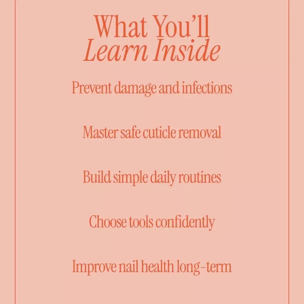 Gentle Steps to Perfect Cuticles – A Complete Guide on How to Remove Cuticles Safely, Healthy Nail Care Digital Download