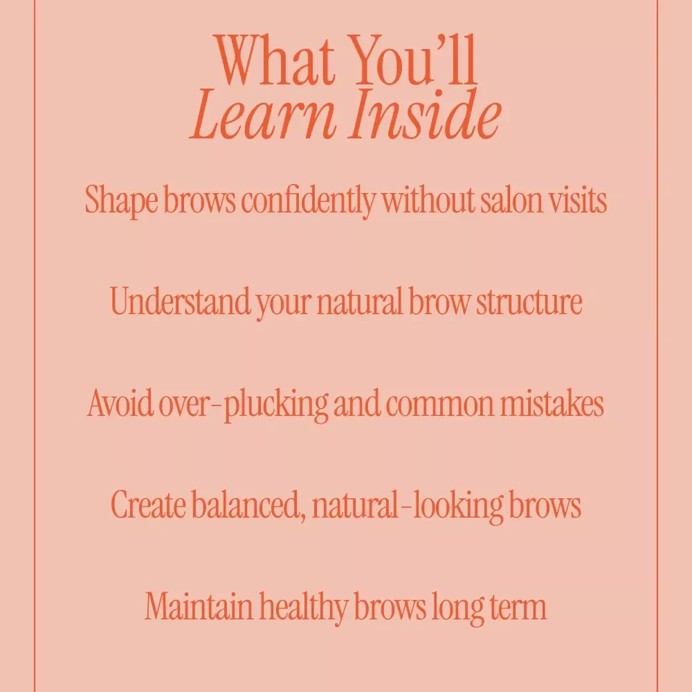 Brows You’ll Love Doing Yourself – At-Home Eyebrow Shaping Guide, DIY Brow Mapping, Natural Brow Styling eBook, Beginner Friendly Brow Routine Download