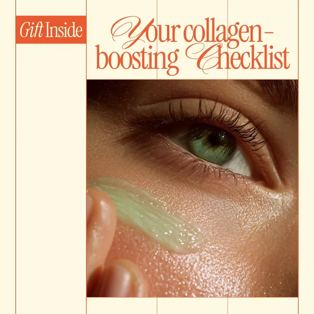 Your Collagen-Boosting Checklist – Simple Daily Routine for Glowing Skin | Printable Digital Checklist with collagen boosting tips