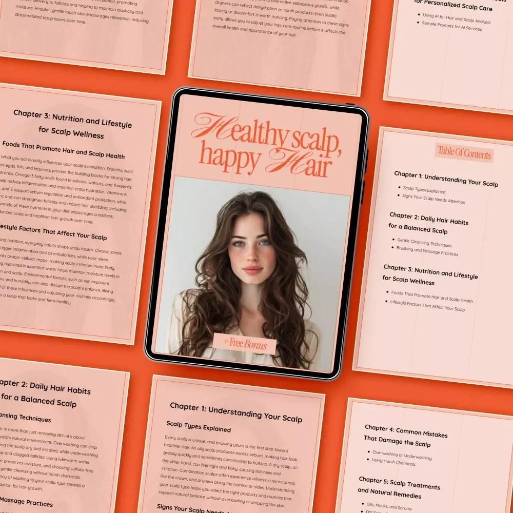 Healthy Scalp, Happy Hair | Scalp Care Guide, Hair Growth & Natural Scalp Wellness eBook