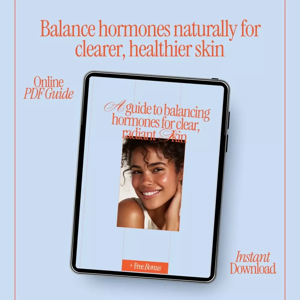 A Guide to Balancing Hormones for Clear, Radiant Skin | Hormone Balance eBook, Clear Skin Guide, Holistic Skincare & Lifestyle Digital Download