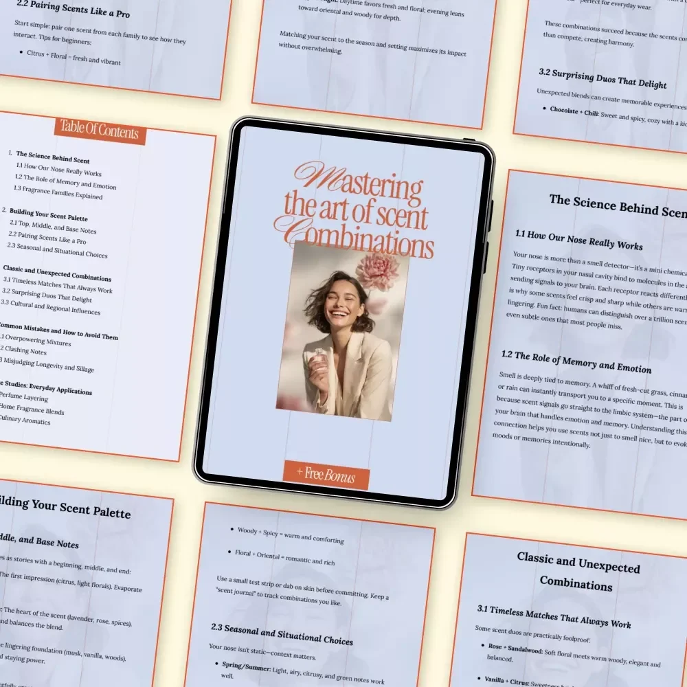 Mastering the Art of Scent Combinations – Ebook Guide to Good Scent Combinations, Perfume Layering & Signature Fragrance Creation