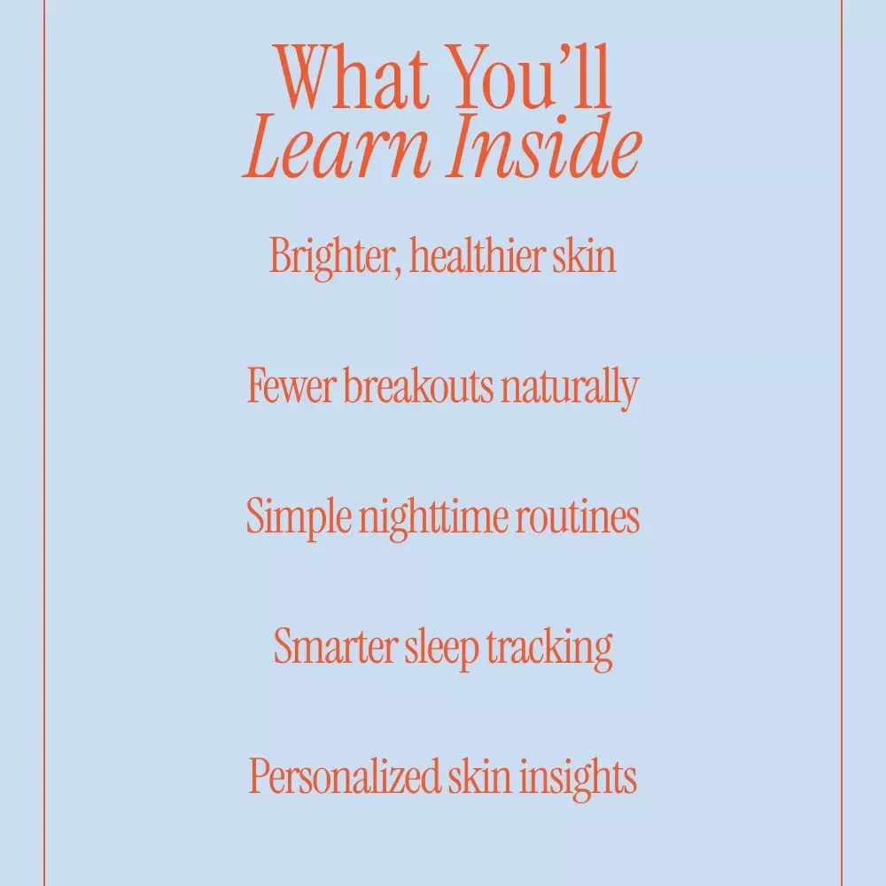 Glow While You Sleep – A Complete eBook Guide on How Sleep Affects Skin Health, Nighttime Routines & Radiant Skin Care