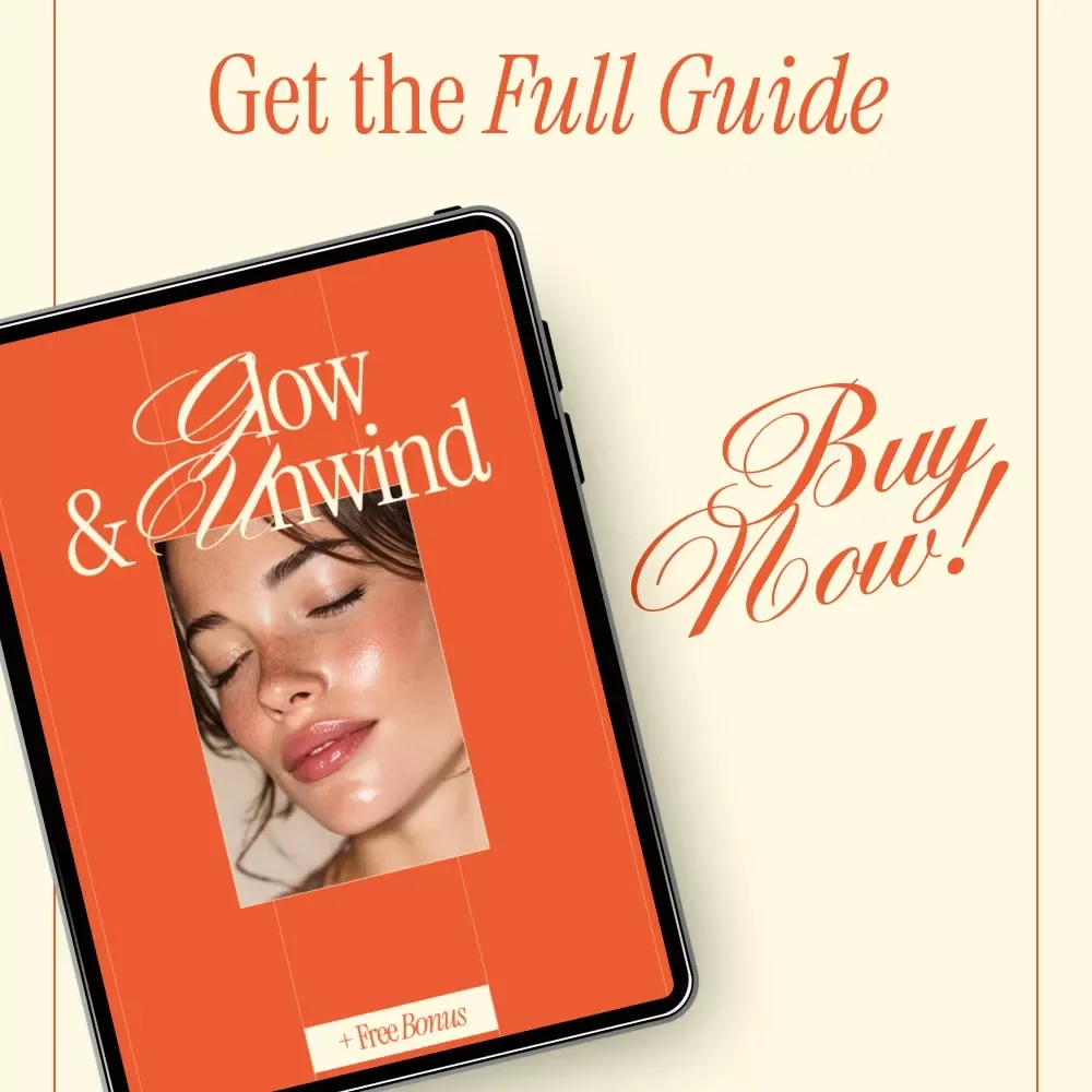 Glow & Unwind – A Calm Skin Ritual Guide for Stress Relief, Radiant Skincare, Daily Routines, and AI-Powered Personalized Skincare