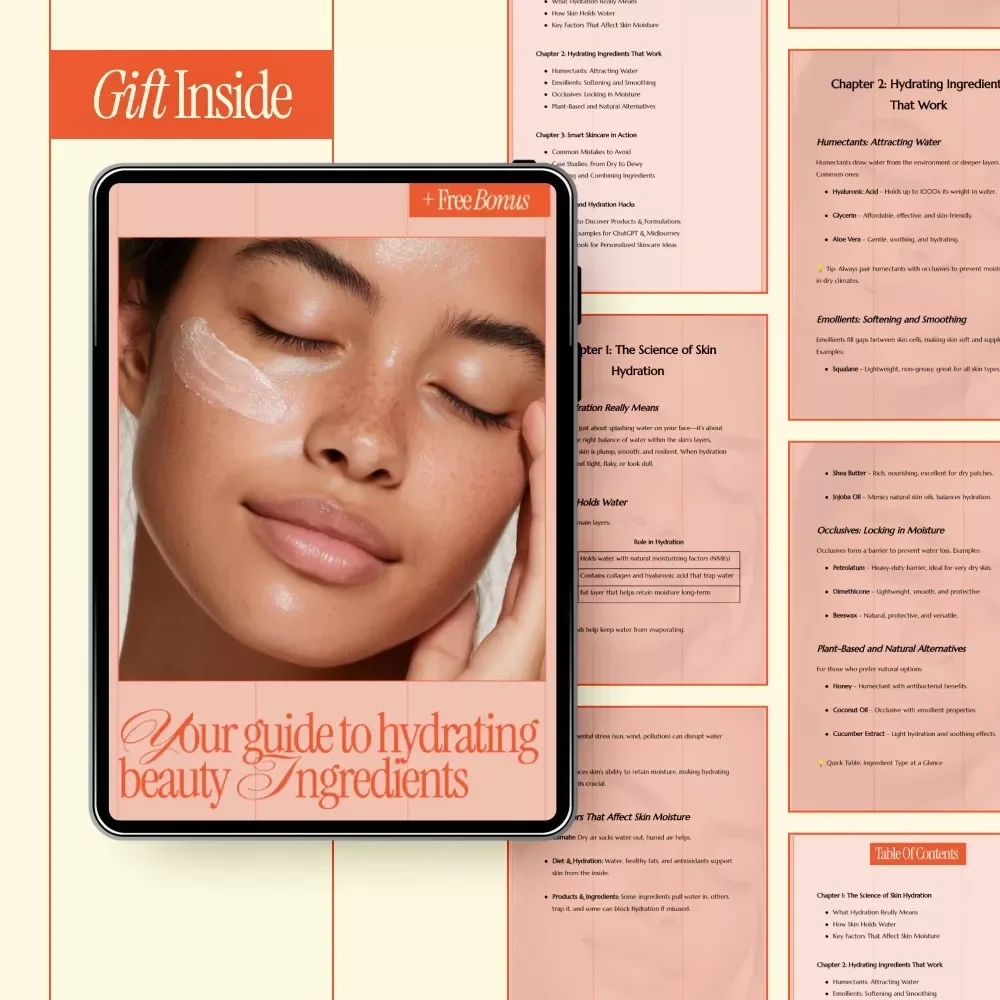 Your Guide to Hydrating Beauty Ingredients | Digital Skincare Guide on Hydrating Ingredients in Beauty Products for Glowing Skin
