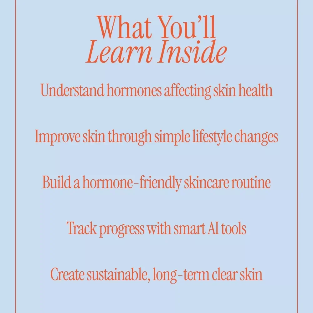 A Guide to Balancing Hormones for Clear, Radiant Skin | Hormone Balance eBook, Clear Skin Guide, Holistic Skincare & Lifestyle Digital Download
