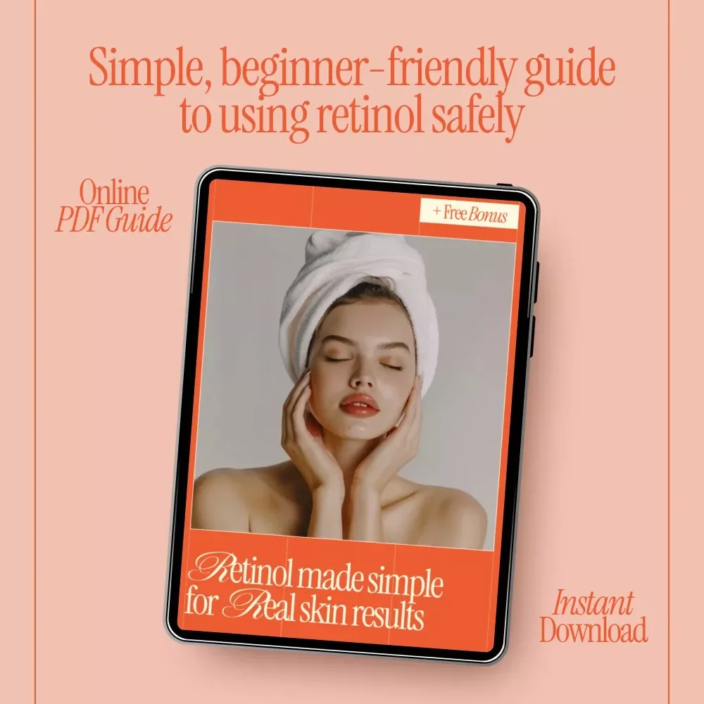 Retinol Made Simple for Real Skin Results | Beginner Retinol Guide, Skincare eBook, Retinol Routine Checklist, Clear Skin Digital Download