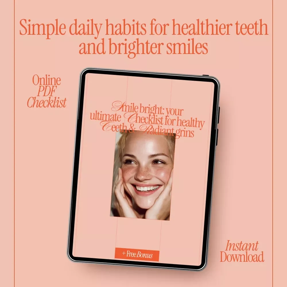 Your Ultimate Checklist for Healthy Teeth & Radiant Grins | Dental Care Checklist, Oral Hygiene Guide, Printable Smile Routine