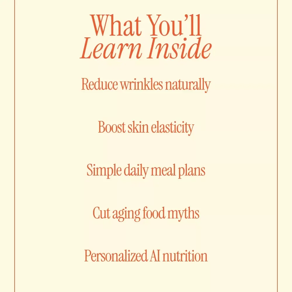 Foods That Turn Back Skin Aging – Ebook Guide to Foods That Fight Wrinkles, Youthful Skin Nutrition & Smart Anti-Aging Diet