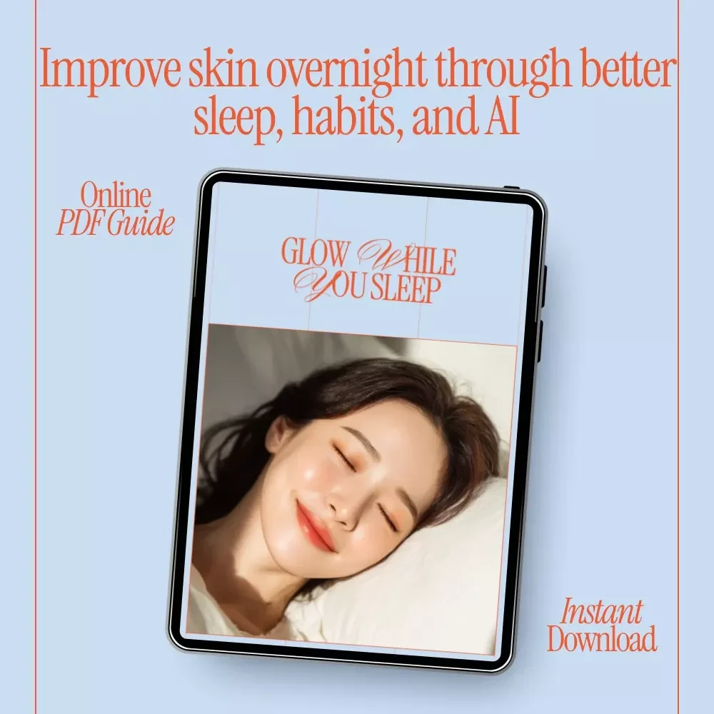 Glow While You Sleep – A Complete eBook Guide on How Sleep Affects Skin Health, Nighttime Routines & Radiant Skin Care