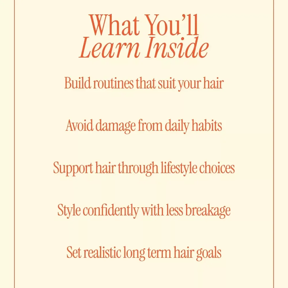 Healthy Hair Habits Ebook | Ultimate Guide to Building healthy hair habits, Stronger Strands & Smarter Hair Care Routines