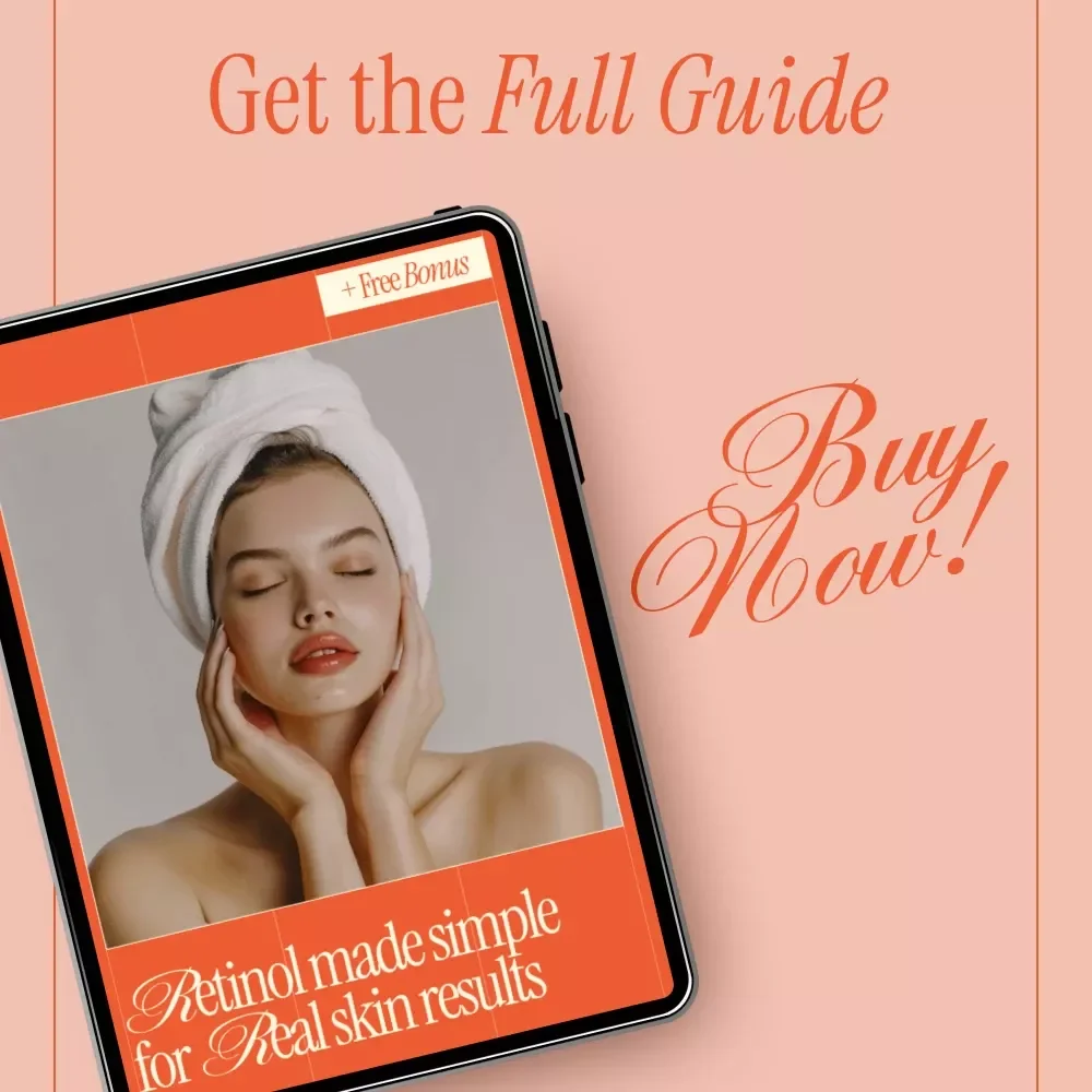 Retinol Made Simple for Real Skin Results | Beginner Retinol Guide, Skincare eBook, Retinol Routine Checklist, Clear Skin Digital Download