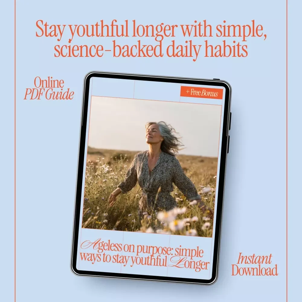 Ageless on Purpose: Simple Ways to Stay Youthful Longer – Anti-Aging Guide, Skincare & Lifestyle eBook, AI-Powered Aging Prevention Checklist