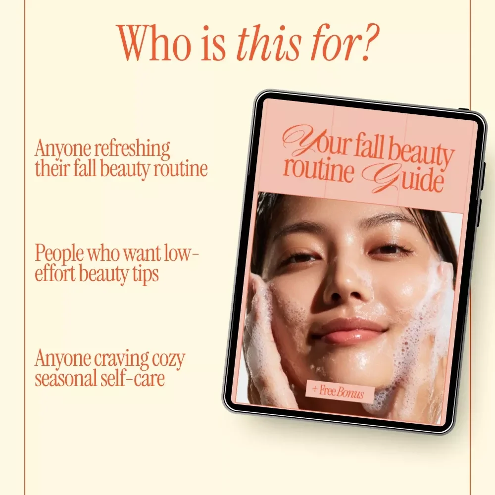 Your Fall Beauty Routine Guide – Seasonal Skincare, Hair Care & Makeup eBook | Ultimate Fall Beauty Routine Reset