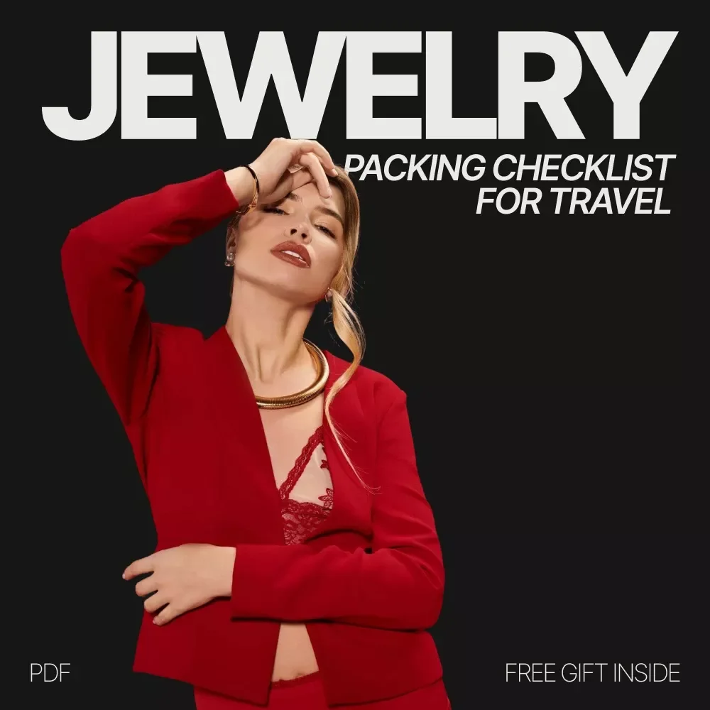 A Jewelry Packing Checklist for Travel – How to Pack Jewelry for Travel Without Tangles, Printable Digital Checklist, Smart Travel Packing Guide
