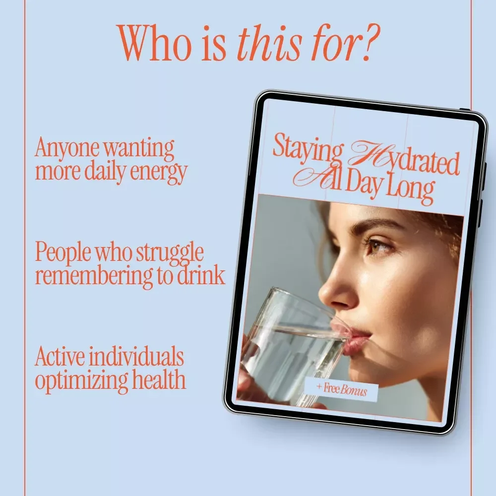 Staying Hydrated All Day Long – Practical Ebook Guide on How to Stay Hydrated Throughout the Day for Energy, Focus & Wellness