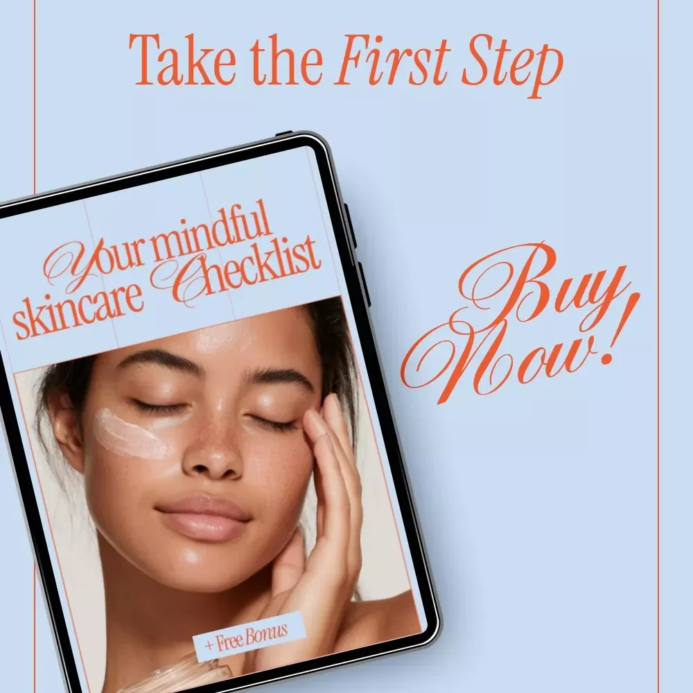 Your Mindful Skincare Checklist | Mindful Skincare Steps for a Calm, Intentional Daily Routine | Printable Digital Self-Care Guide