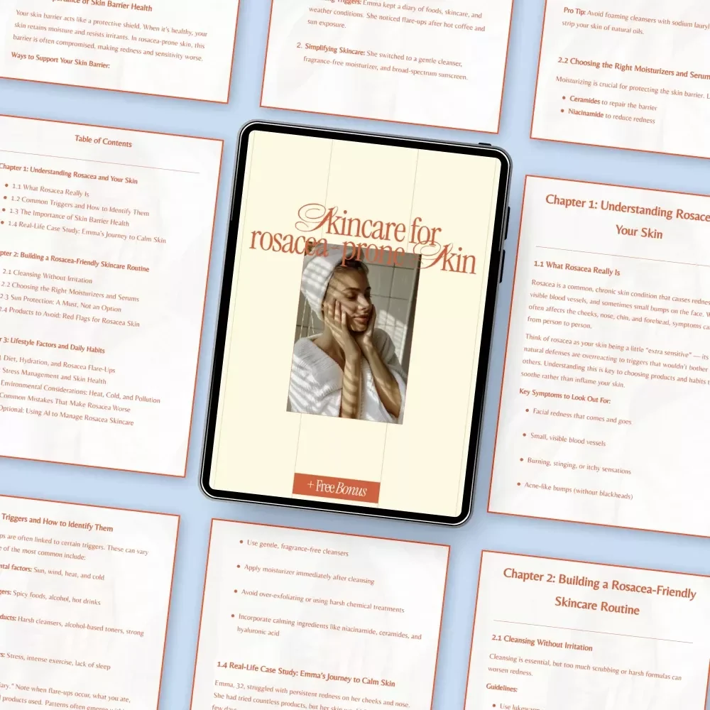 Skincare for Rosacea-Prone Skin Guide | Complete Skincare for Rosacea Prone Skin Routine, Triggers, Lifestyle Tips & Smart Tools