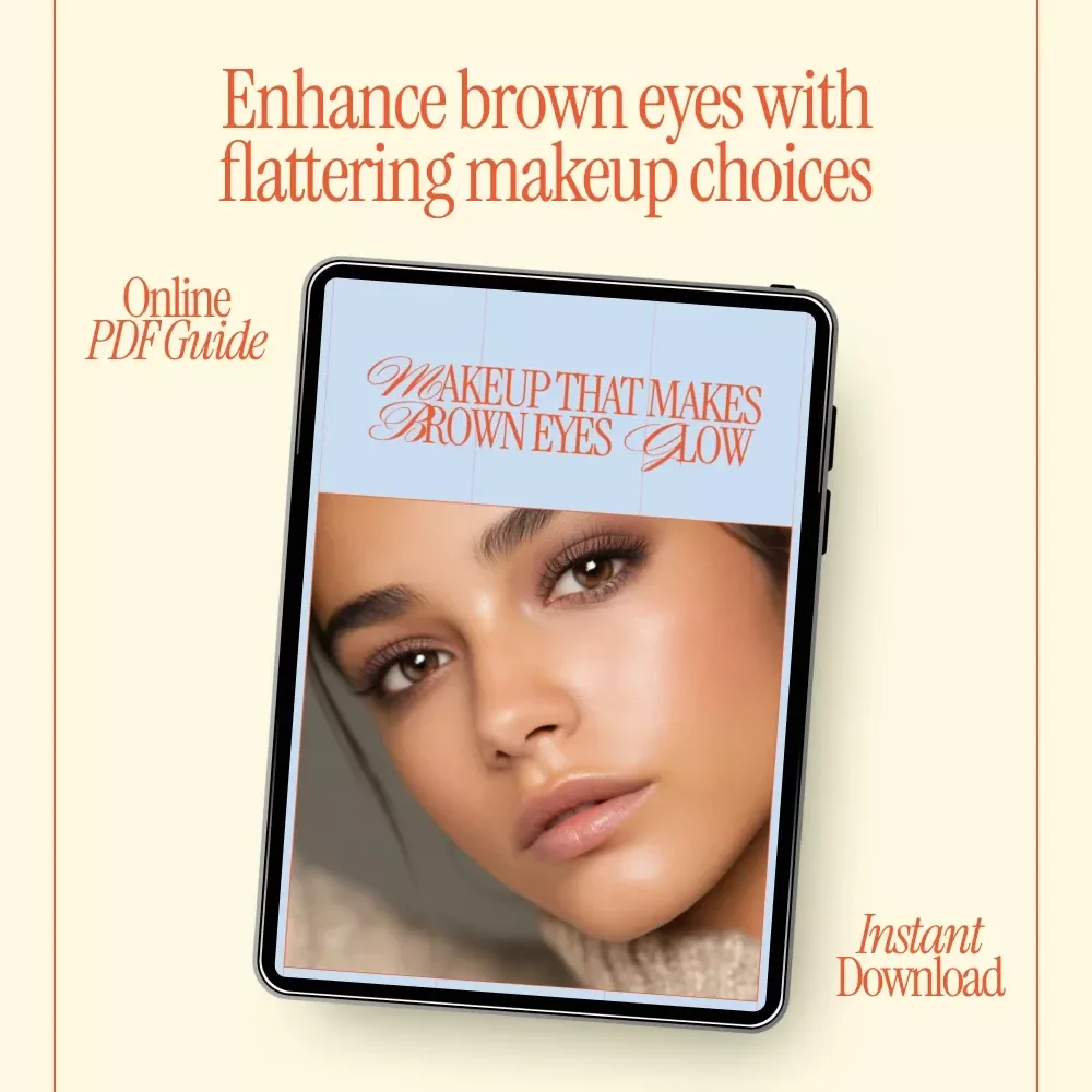 Makeup That Makes Brown Eyes Glow | Digital Makeup Guide, Brown Eye Makeup eBook, Shade Selection & Everyday to Bold Looks