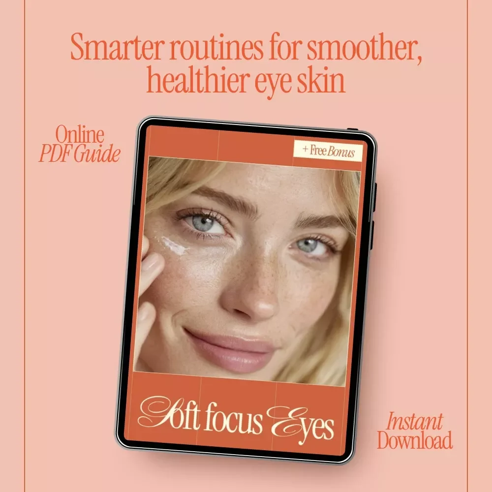 Soft Focus Eyes – Ebook Guide on How to Reduce Fine Lines Around Eyes, Daily Eye Care Habits, Ingredients & Smart Routines
