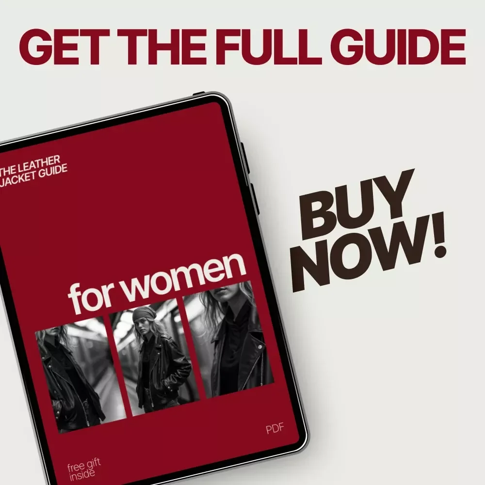 The Leather Jacket Guide for Women – Complete Leather Jacket Fit Guide for Women, Styling & Measurement Digital Download