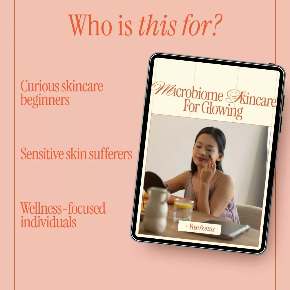 Microbiome Skincare for Glowing – Science-Backed Ebook Explaining What Is Microbiome Skincare for Healthy, Radiant Skin