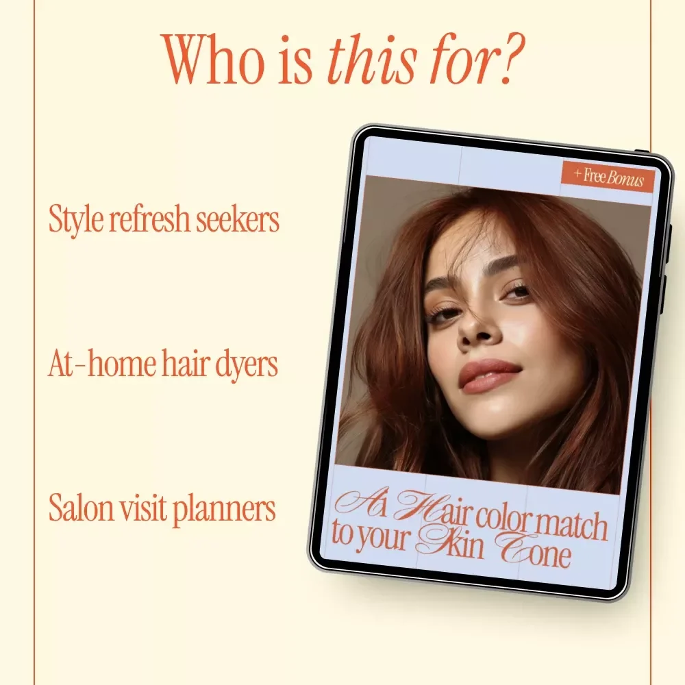 AI Hair Color Match to Your Skin Tone – Smart Checklist | ai to recommend hair color based on your skin tone | Digital Download
