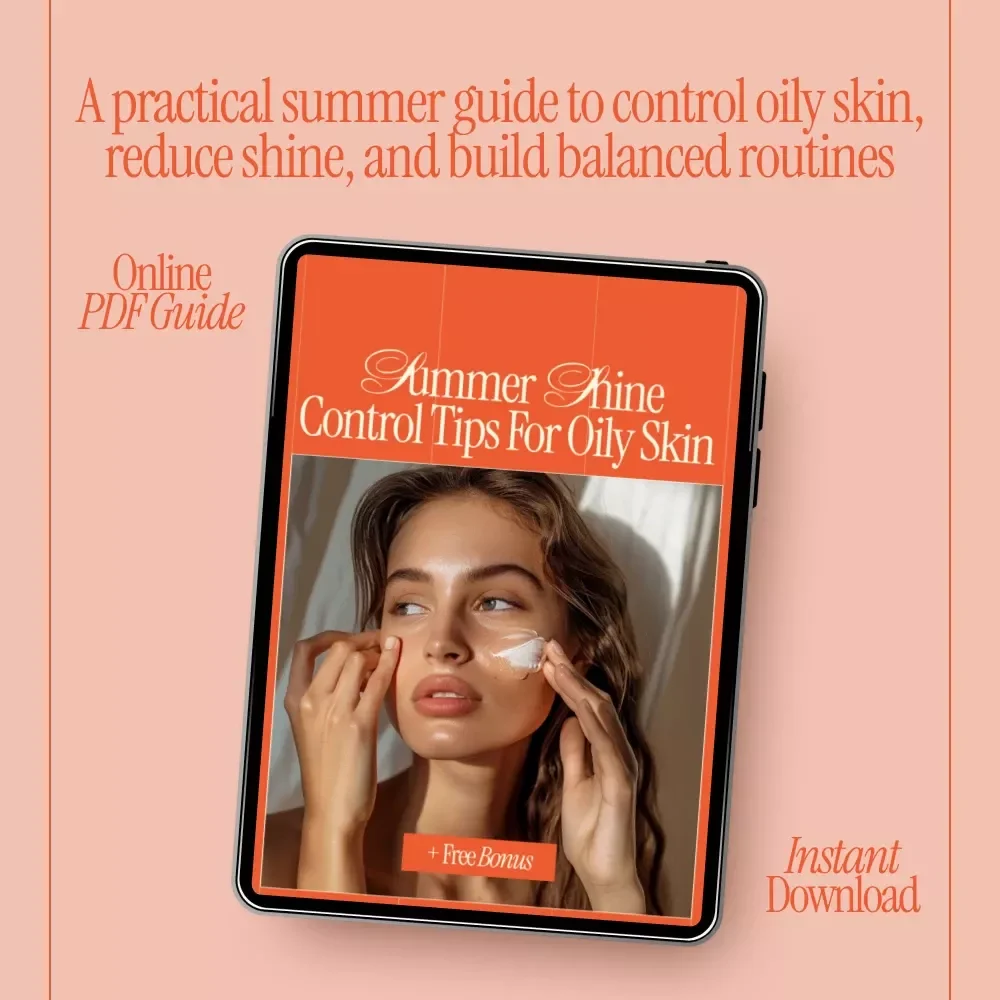 Summer Shine Control Tips for Oily Skin – Digital Skincare Guide | skincare tips for summer oil control