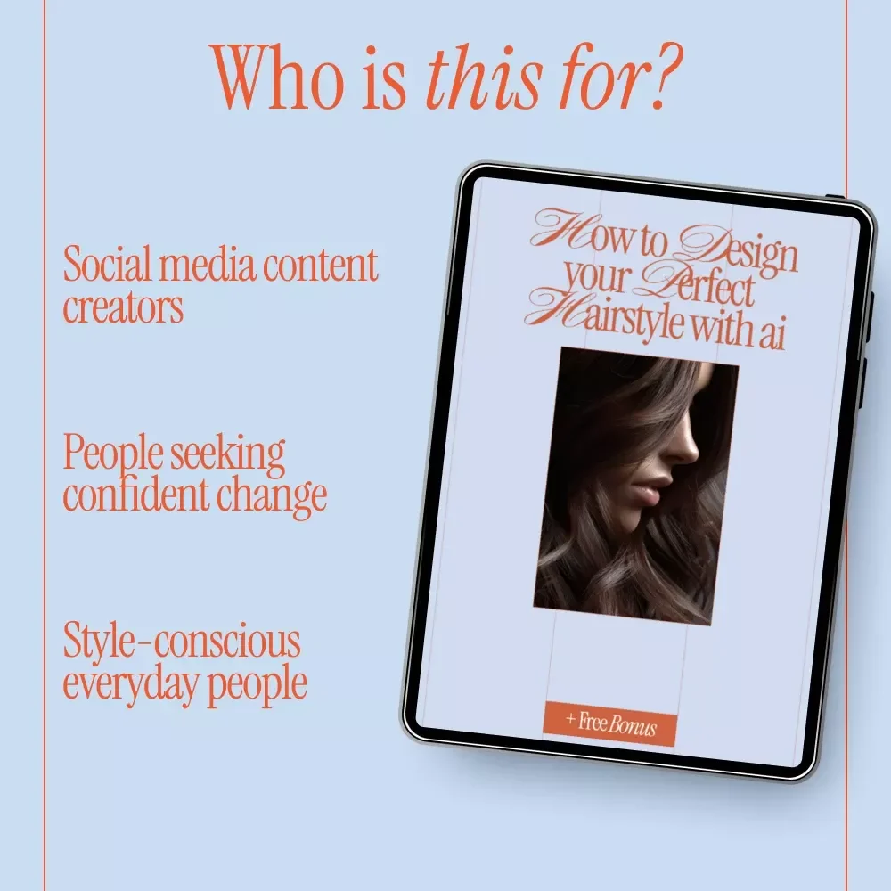 How to Design Your Perfect Hairstyle with AI – Smart eBook Guide Using AI to Design a New Hairstyle on Your Photo
