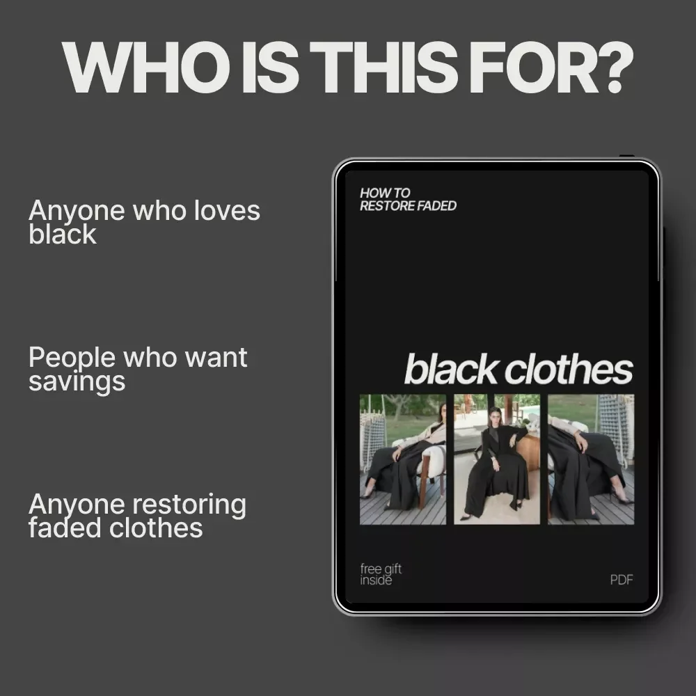 How to Restore Faded Black Clothes | Easy Step-by-Step Guide for Reviving Black Fabric, DIY Laundry Care & Long-Lasting Color Tips