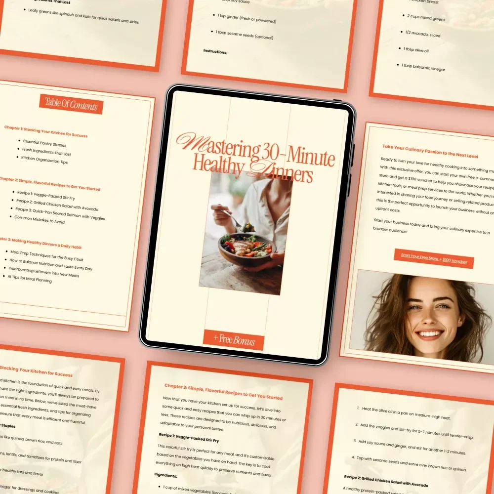 Mastering 30-Minute Healthy Dinners – A Practical Guide on How to Cook a Healthy Dinner in 30 Minutes for Busy Home Cooks