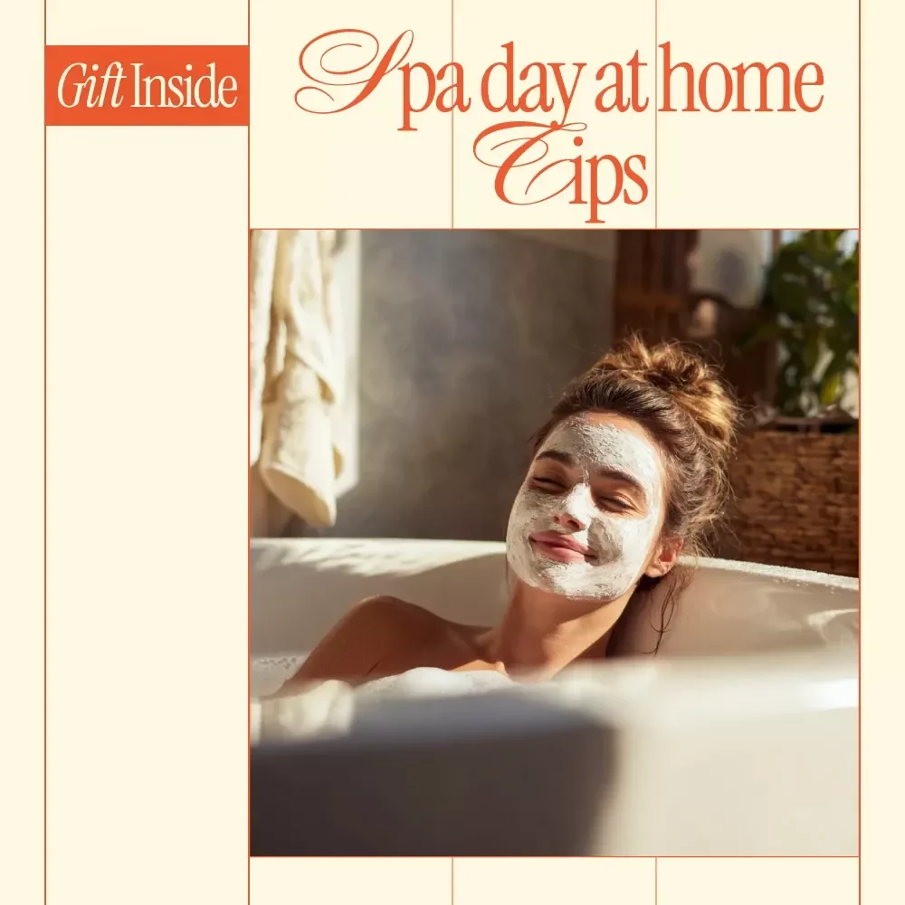 Spa Day at Home Tips Ebook – Ultimate Self Care Guide for a Relaxing Home Spa Experience
