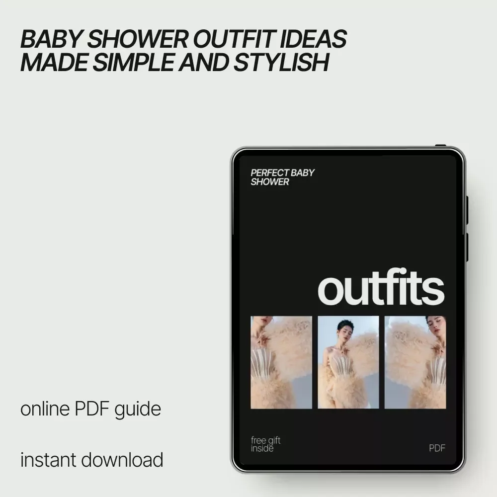 Perfect Baby Shower Outfits – What to Wear to a Baby Shower Digital Guide, Baby Shower Outfit Ideas, Seasonal & Venue Style Tips