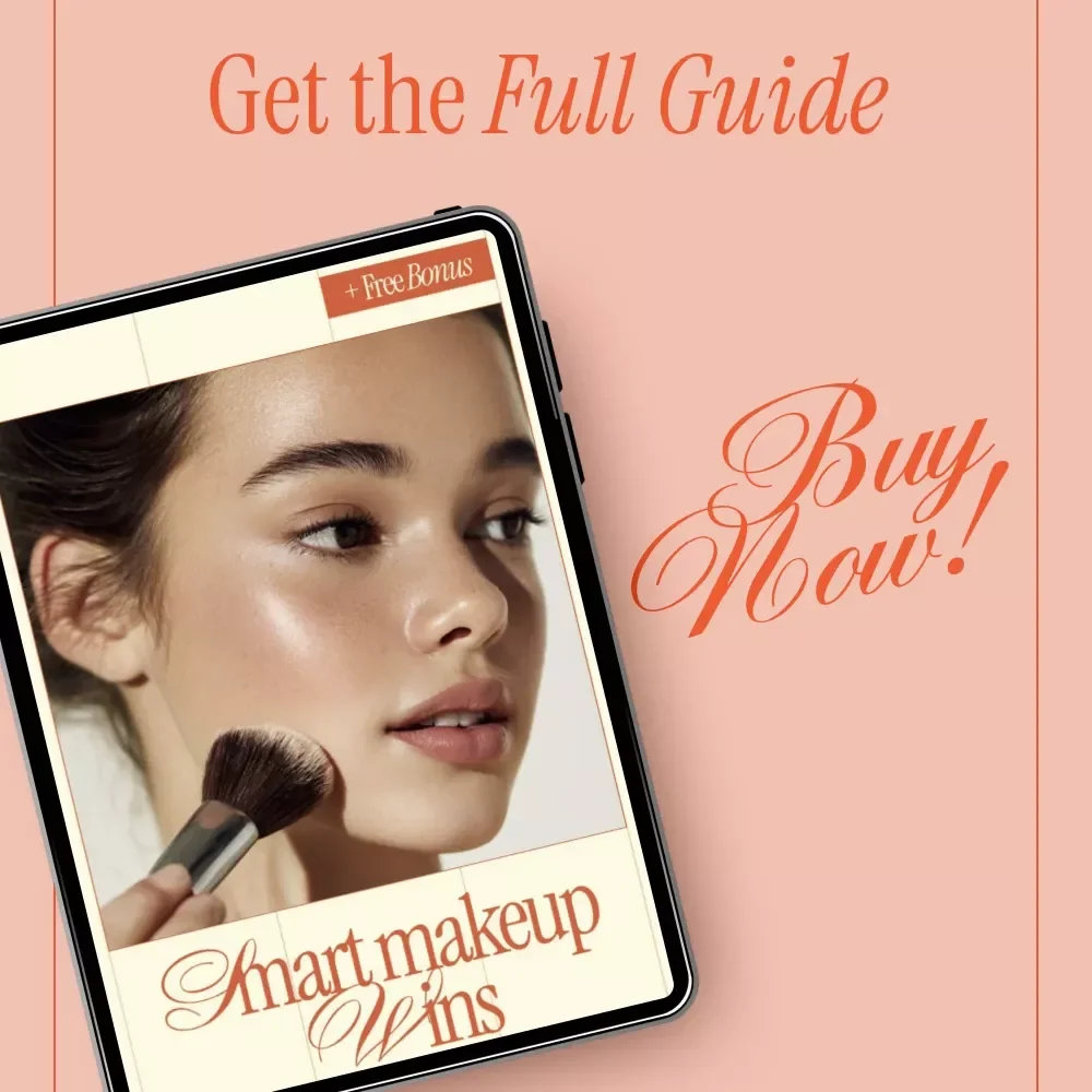 Smart Makeup Wins – Ebook Guide on How to Choose Drugstore Makeup That Works | Budget Beauty, Shade Matching, Skin Type, AI Prompts