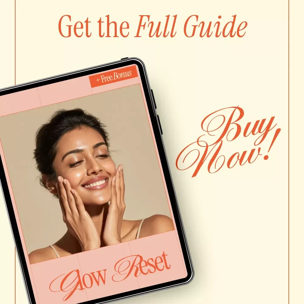 Glow Reset – Digital Skincare Guide eBook & Checklist for Clear Skin, Breakouts, Daily Routine & AI-Powered Skincare Guidance