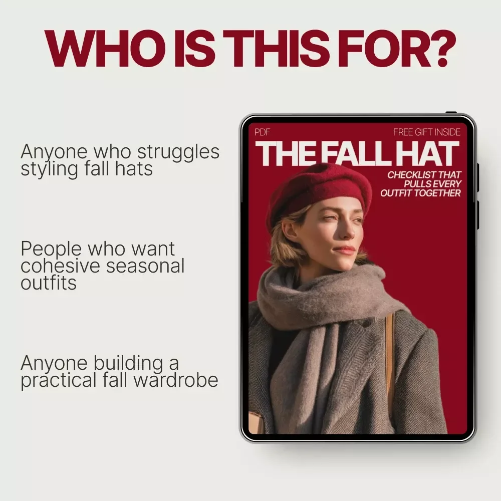 The Fall Hat Checklist That Pulls Every Outfit Together | Fall Fashion Hat Guide, Capsule Wardrobe Accessory Planner, Digital Download