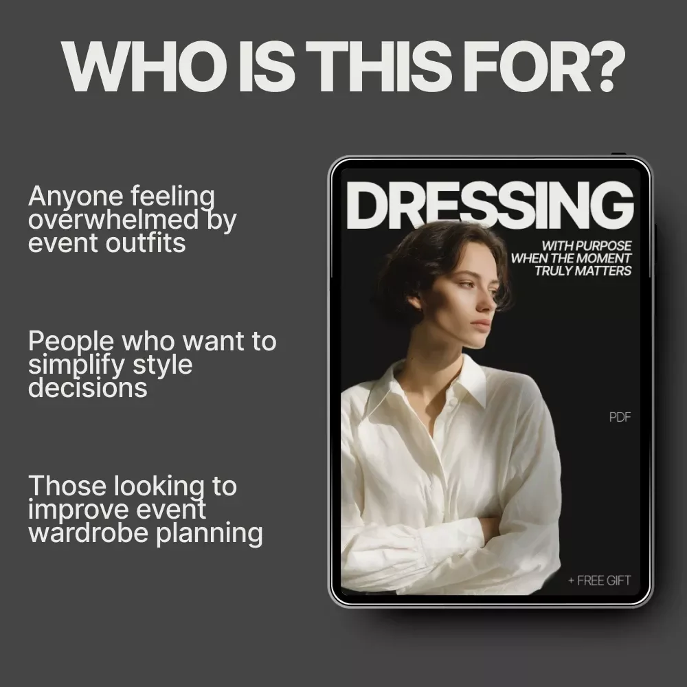 Dressing With Purpose When the Moment Truly Matters: How to Build a Special Event Wardrobe List