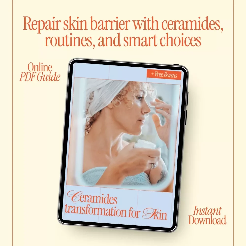 Ceramides Transformation for Skin – Guide to What Ceramide Products Do for Skin, Barrier Repair & Hydration Skincare eBook
