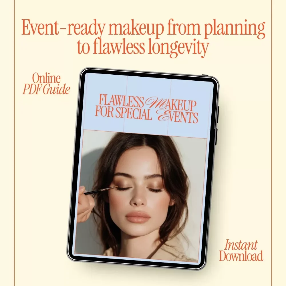 Flawless Makeup for Special Events | Professional Makeup for Special Events Tips Ebook | Event, Wedding & Party Beauty Guide Digital Download