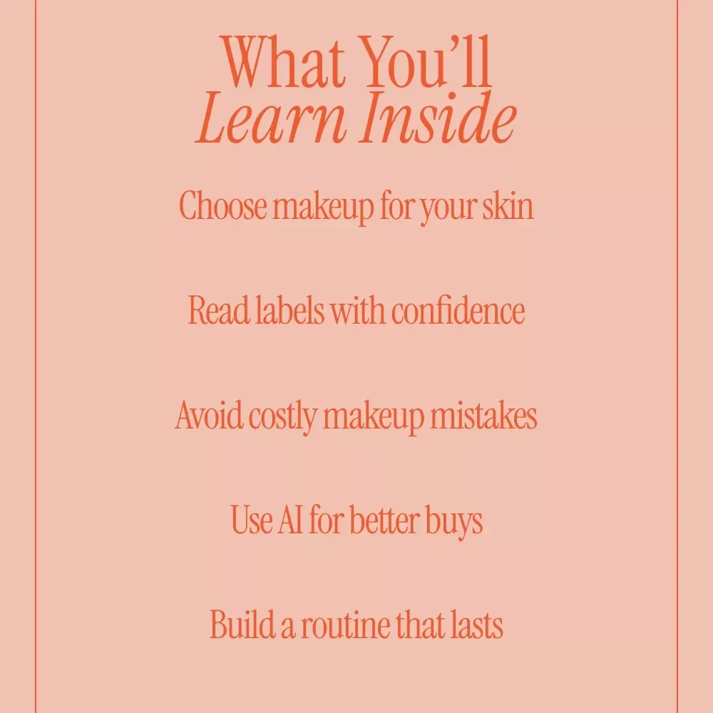 Smart Makeup Wins – Ebook Guide on How to Choose Drugstore Makeup That Works | Budget Beauty, Shade Matching, Skin Type, AI Prompts