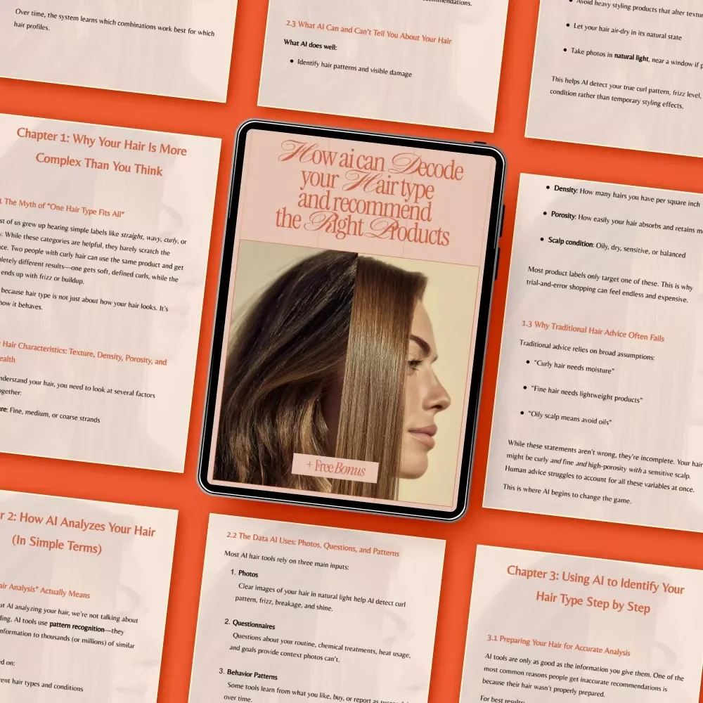 How AI Can Decode Your Hair Type and Recommend the Right Products | Smart AI Hair Guide for Personalized Routines & Product Matching