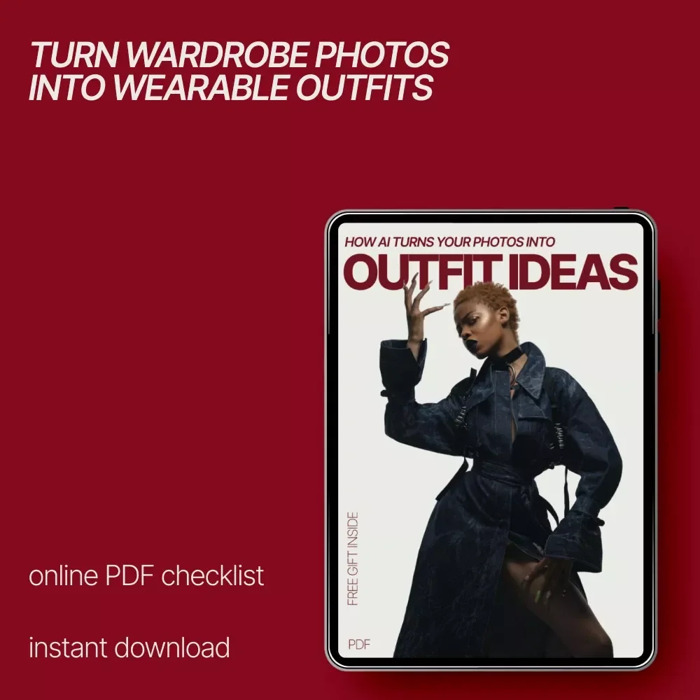 How AI Turns Your Photos Into Outfit Ideas | Smart Style Checklist for Using ai for generating outfit ideas from your photos | Digital Download