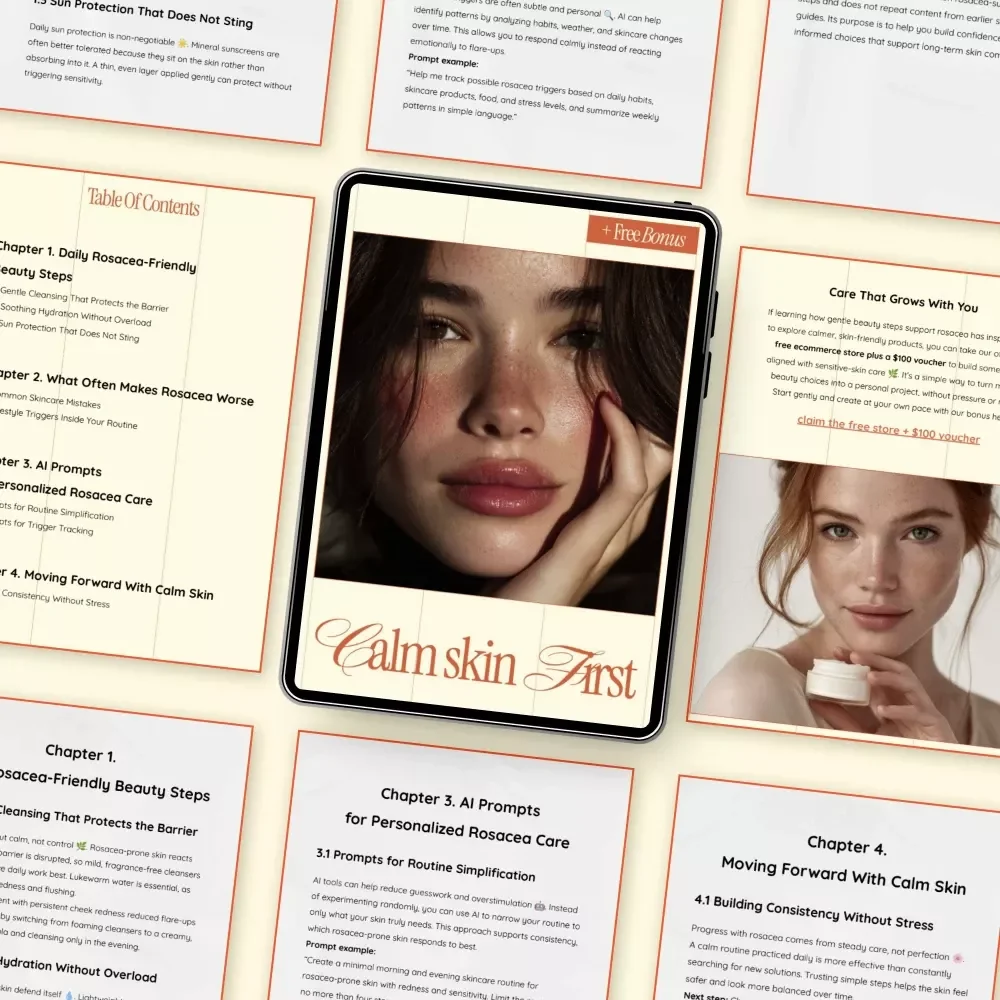 Calm Skin First: The Ultimate Guide for Rosacea-Friendly Beauty Steps