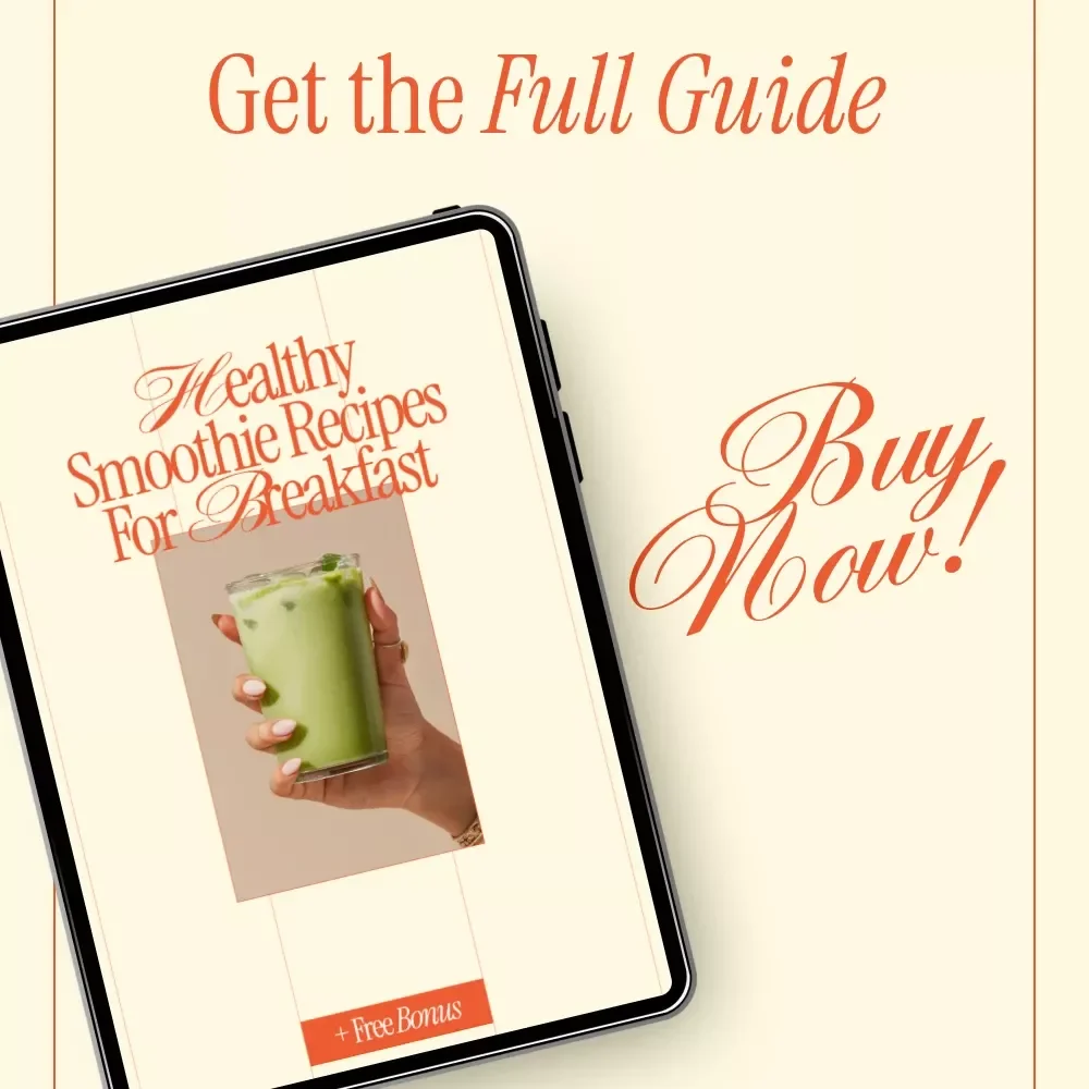 Healthy Smoothie Recipes for Breakfast Ebook | Easy Morning Smoothies, Nutritious & Energizing Recipes Guide
