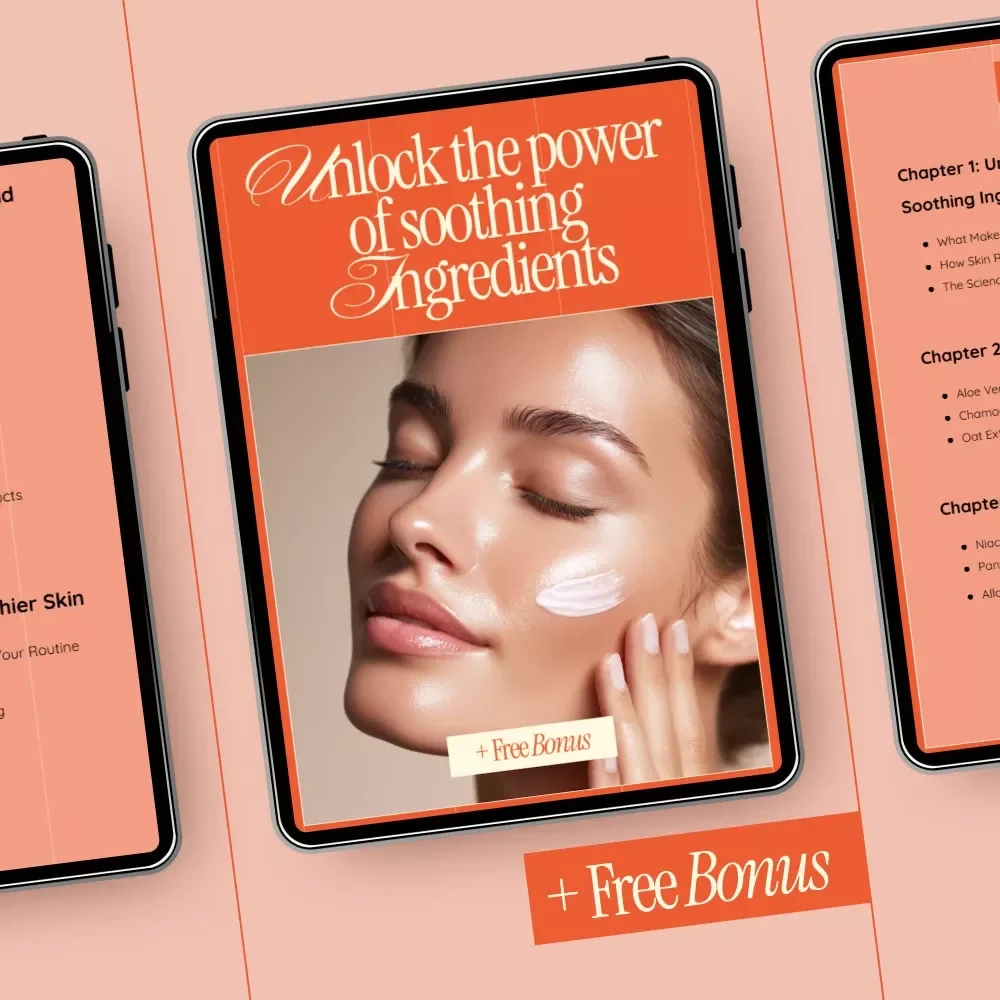 Unlock the Power of Soothing Ingredients | Skincare Guide eBook, Calming Actives Checklist, Sensitive Skin Routine, Digital Download