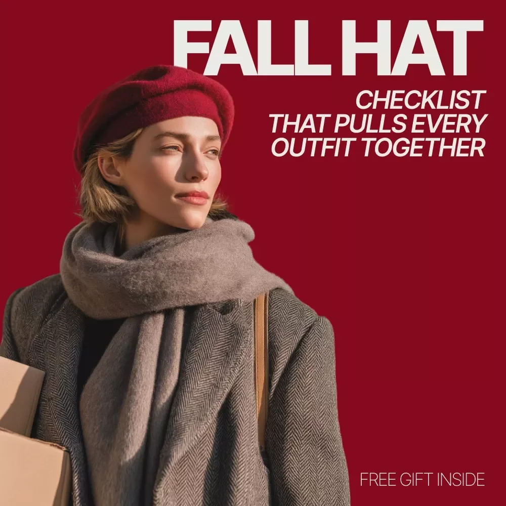 The Fall Hat Checklist That Pulls Every Outfit Together | Fall Fashion Hat Guide, Capsule Wardrobe Accessory Planner, Digital Download